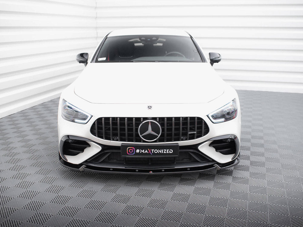 Maxton Design Front Splitter V.2 Mercedes-AMG GT 43 4 Door Coupe V8 Styling Package - ME-GT-4D-43-V8-FD2G - Image 3