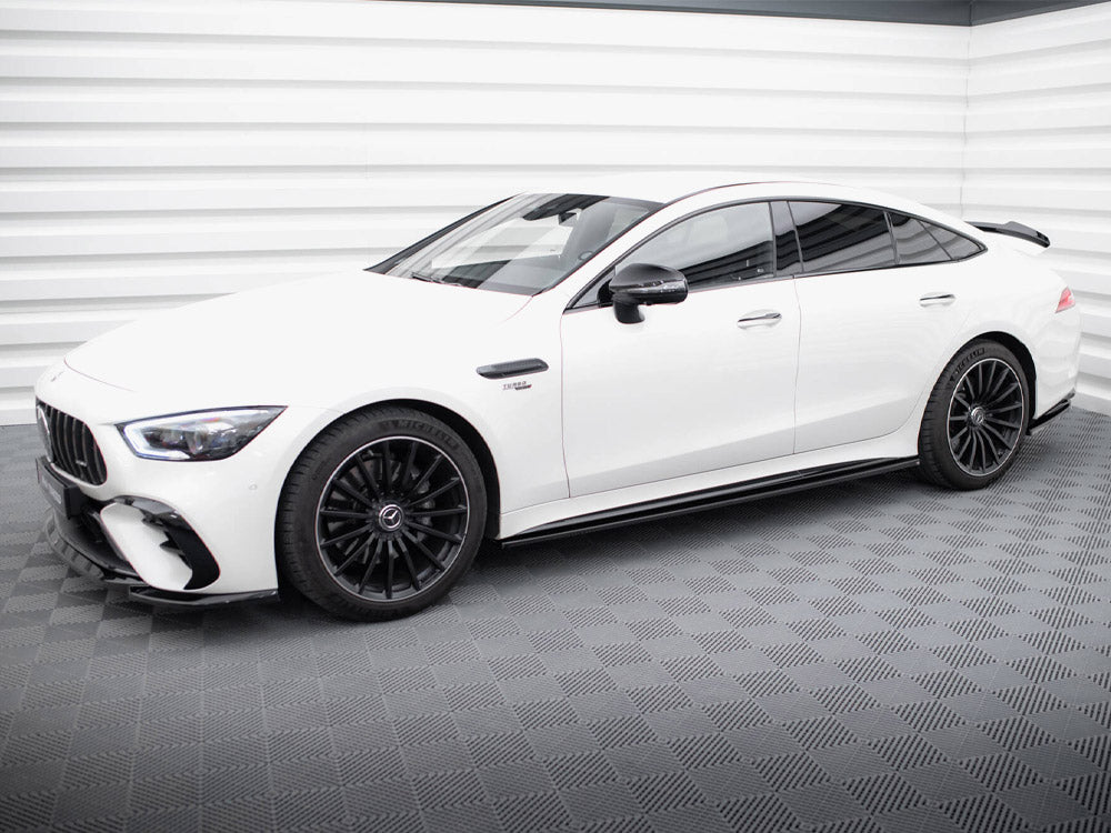 Maxton Design Side Skirts Diffusers Mercedes-AMG GT 43 4 Door Coupe V8 Styling Package - ME-GT-4D-43-V8-SD1G - Image 2