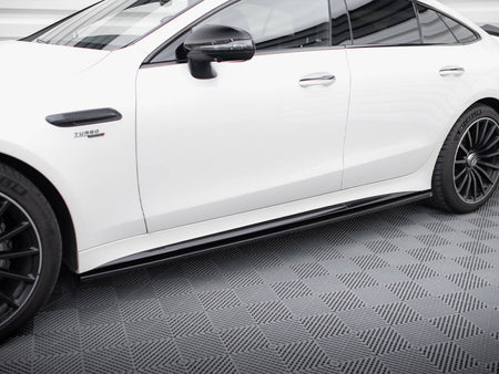 Maxton Design Side Skirts Diffusers Mercedes-AMG GT 43 4 Door Coupe V8 Styling Package - ME-GT-4D-43-V8-SD1G - Image 3