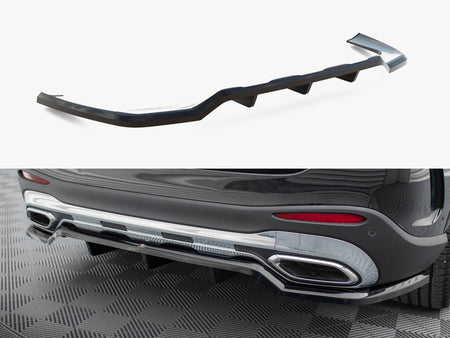 Maxton Design Rear Splitter (Vertical Bars) Mercedes-Benz GLC AMG-Line X254 - ME-GLC-X254-AMGLINE-RD1G+RD2G - Image 1