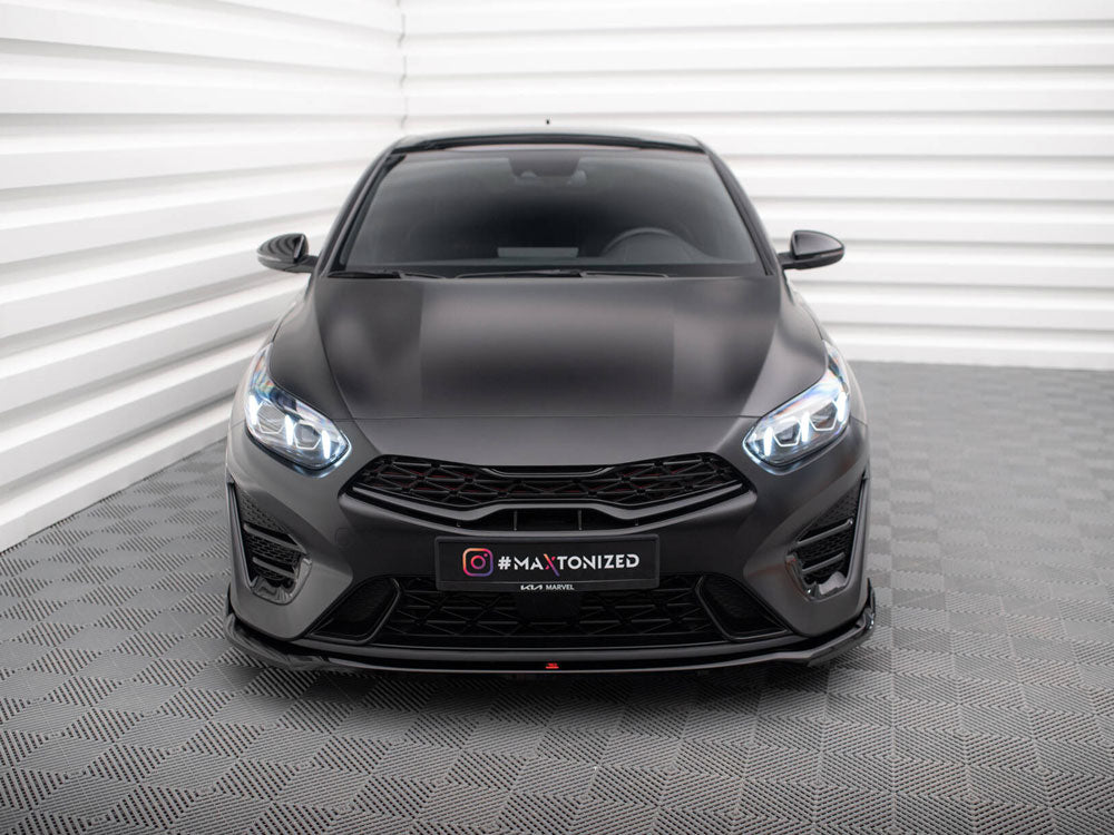 Front Splitter V.1 Kia Proceed GT Mk3 Facelift / Ceed GT / GT - Line Mk1 Facelift