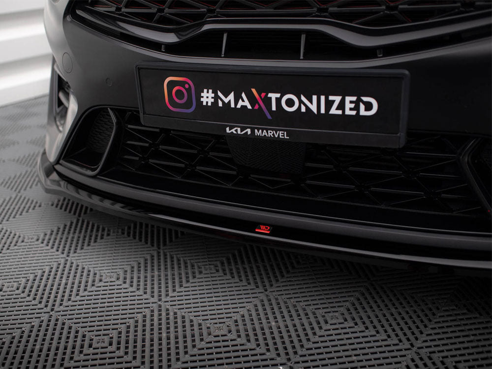 Maxton Design Front Splitter V.1 Kia Proceed GT Mk3 Facelift / Ceed GT / GT - Line Mk1 Facelift - KI-CE-3F-PRO-GT-FD1G - Image 4