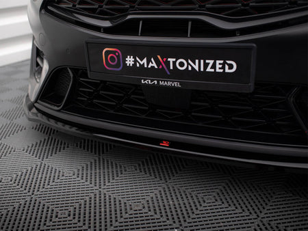 Maxton Design Front Splitter V.1 Kia Proceed GT Mk3 Facelift / Ceed GT / GT - Line Mk1 Facelift - KI-CE-3F-PRO-GT-FD1G - Image 4