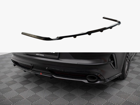 Maxton Design Central Rear Splitter (Vertical Bars) KIA ProCeed GT Mk1 Facelift - KI-CE-3F-PRO-GT-RD1G+RD2G - Image 1