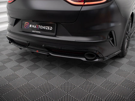 Maxton Design Central Rear Splitter (Vertical Bars) KIA ProCeed GT Mk1 Facelift - KI-CE-3F-PRO-GT-RD1G+RD2G - Image 3