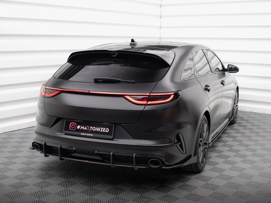 Maxton Design Street PRO Rear Diffuser KIA ProCeed GT Mk1 Facelift - KICE3FPROGTCNC-RS1B - Image 2