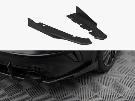 Maxton Design Street Pro Rear Side Splitters + Flaps KIA ProCeed GT Mk1 Facelift - KICE3FPROGTCNC-RSD1B+RSF1G - Image 1