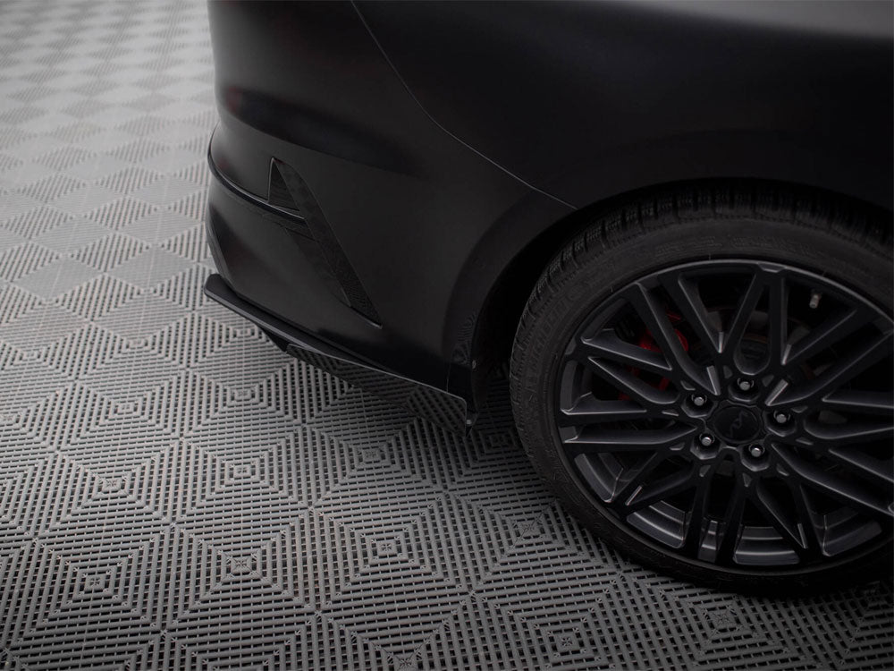 Maxton Design Street Pro Rear Side Splitters + Flaps KIA ProCeed GT Mk1 Facelift - KICE3FPROGTCNC-RSD1B+RSF1G - Image 4