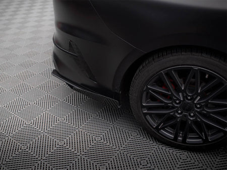 Maxton Design Street Pro Rear Side Splitters + Flaps KIA ProCeed GT Mk1 Facelift - KICE3FPROGTCNC-RSD1B+RSF1G - Image 4