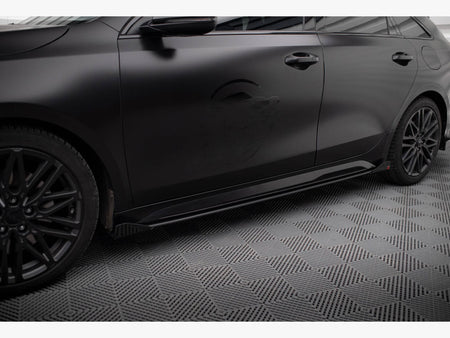 Street PRO Side Skirts Diffusers + Flaps Kia Proceed GT / GT-Line Mk1 Facelift / Ceed GT Mk3 Facelift
