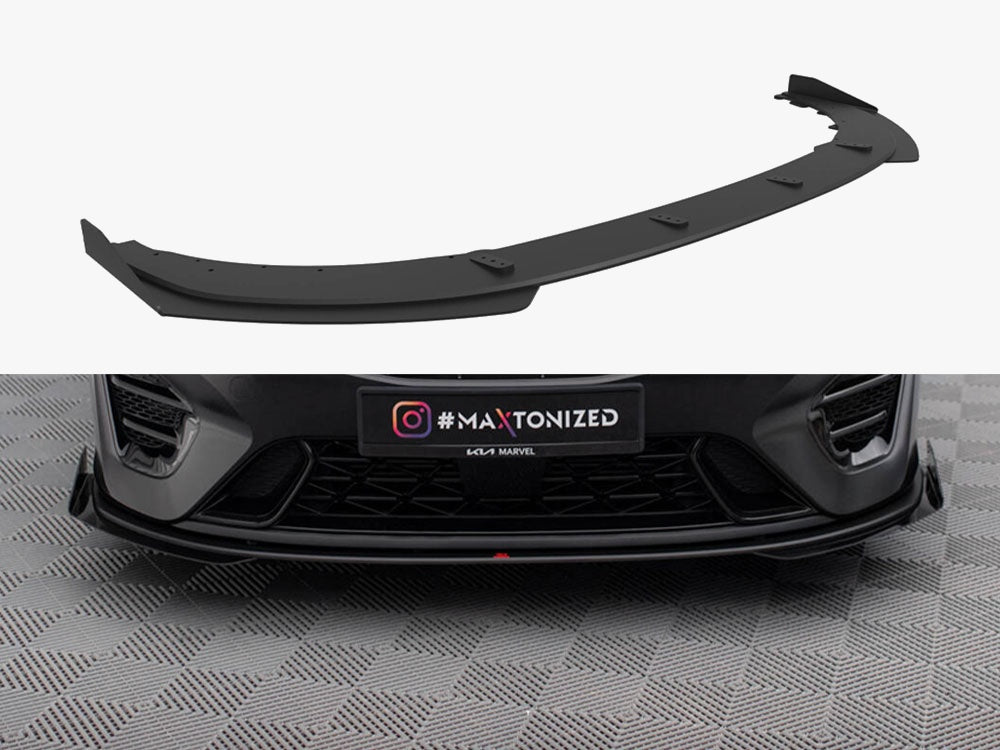 Street PRO Front Splitter + Flaps Kia Proceed GT Mk3 Facelift / Ceed GT / GT - Line Mk1 Facelift