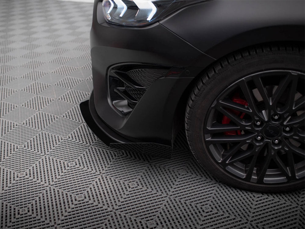 Maxton Design Street PRO Front Splitter + Flaps Kia Proceed GT Mk3 Facelift / Ceed GT / GT - Line Mk1 Facelift - KICE3FPROGTCNC-FD1B+FSF1G - Image 6