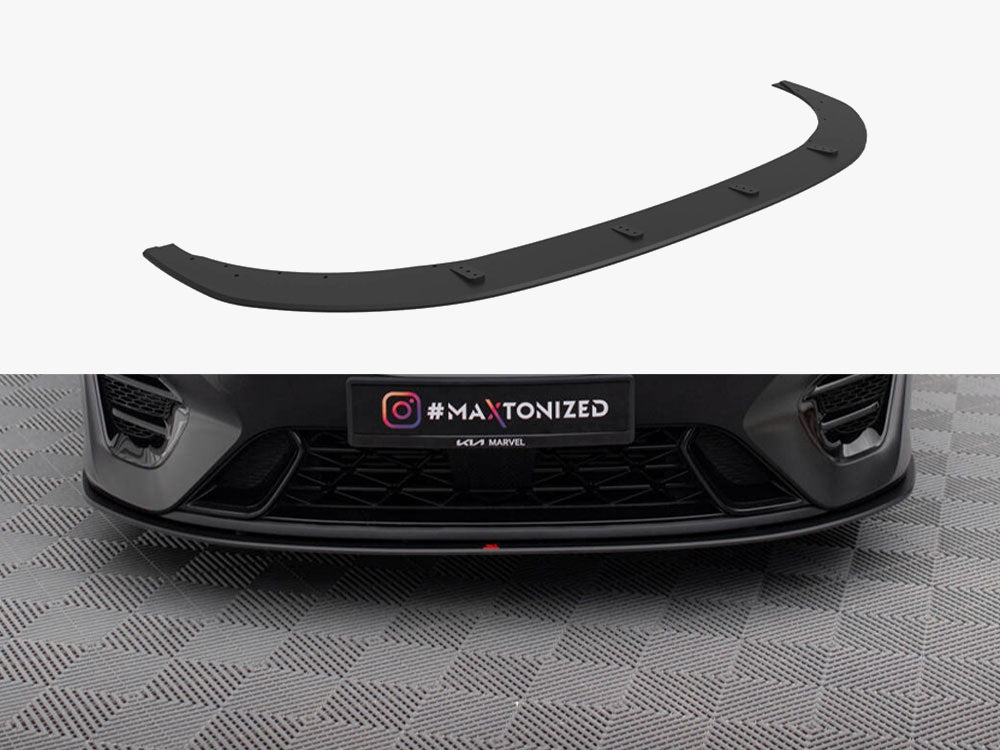 Maxton Design Street PRO Front Splitter Kia Proceed GT Mk3 Facelift / Ceed GT / GT - Line Mk1 Facelift - KICE3FPROGTCNC-FD1B - Image 1