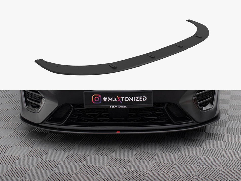 Maxton Design Street PRO Front Splitter Kia Proceed GT Mk3 Facelift / Ceed GT / GT - Line Mk1 Facelift - KICE3FPROGTCNC-FD1B - Image 1