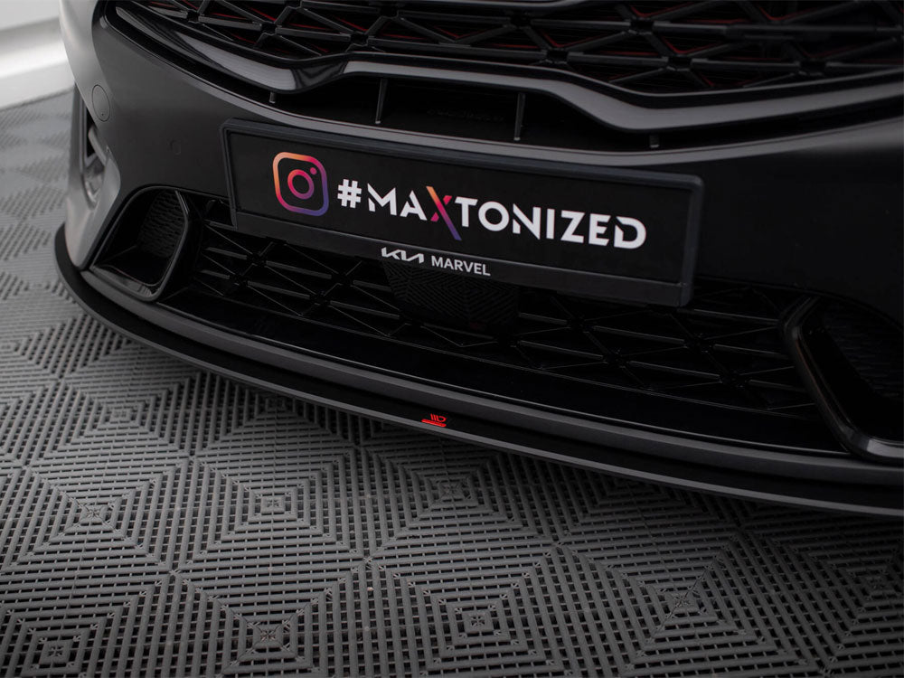 Maxton Design Street PRO Front Splitter Kia Proceed GT Mk3 Facelift / Ceed GT / GT - Line Mk1 Facelift - KICE3FPROGTCNC-FD1B - Image 4