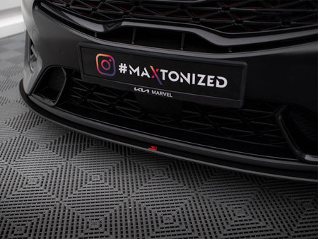 Maxton Design Street PRO Front Splitter Kia Proceed GT Mk3 Facelift / Ceed GT / GT - Line Mk1 Facelift - KICE3FPROGTCNC-FD1B - Image 4