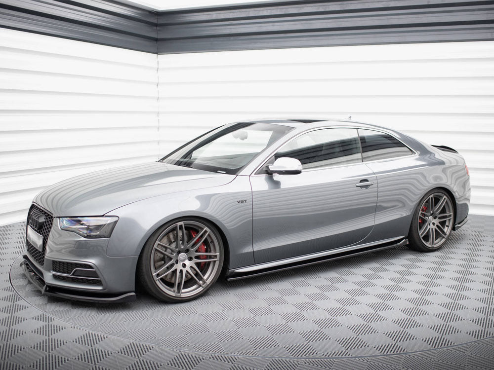 Maxton Design Side Skirts Diffusers V.2 Audi S5 / A5 S-Line Coupe 8T - AU-S5-1F-SD1G - Image 2