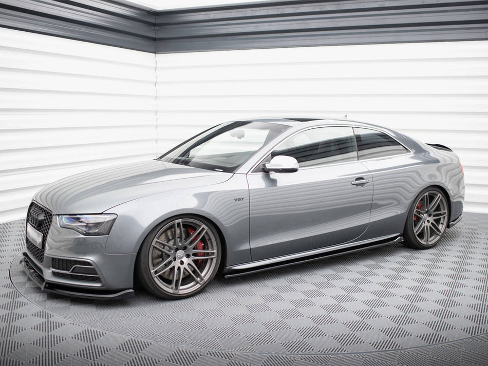 Maxton Design Side Skirts Diffusers V.2 Audi S5 / A5 S-Line Coupe 8T - AU-S5-1F-SD1G - Image 2