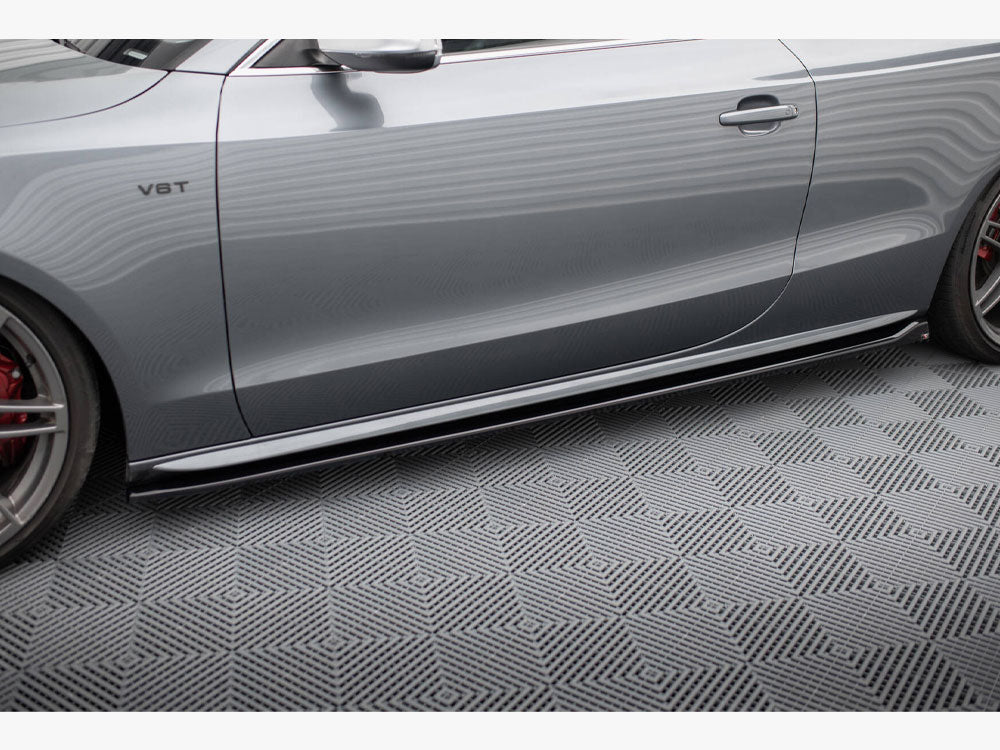 Maxton Design Side Skirts Diffusers V.2 Audi S5 / A5 S-Line Coupe 8T - AU-S5-1F-SD1G - Image 3