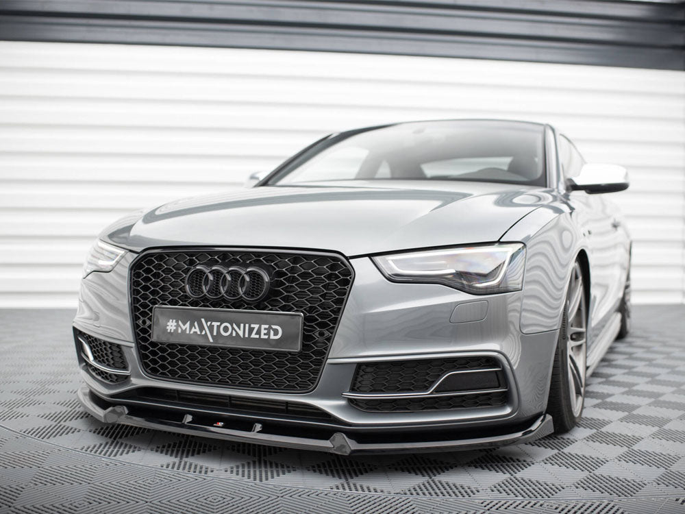 Maxton Design Front Splitter V.3 Audi S5 / A5 S-Line Coupe / Sportback 8T Facelift - AU-S5-1F-FD1G - Image 2