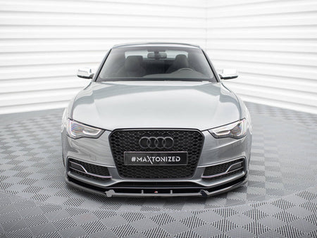 Maxton Design Front Splitter V.3 Audi S5 / A5 S-Line Coupe / Sportback 8T Facelift - AU-S5-1F-FD1G - Image 3