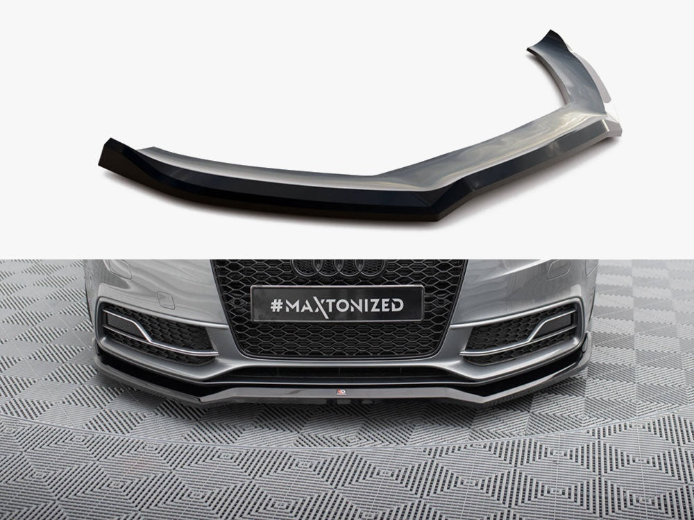 Maxton Design Front Splitter V.4 Audi S5 / A5 S-Line Coupe / Sportback 8T Facelift - AU-S5-1F-FD2G - Image 1