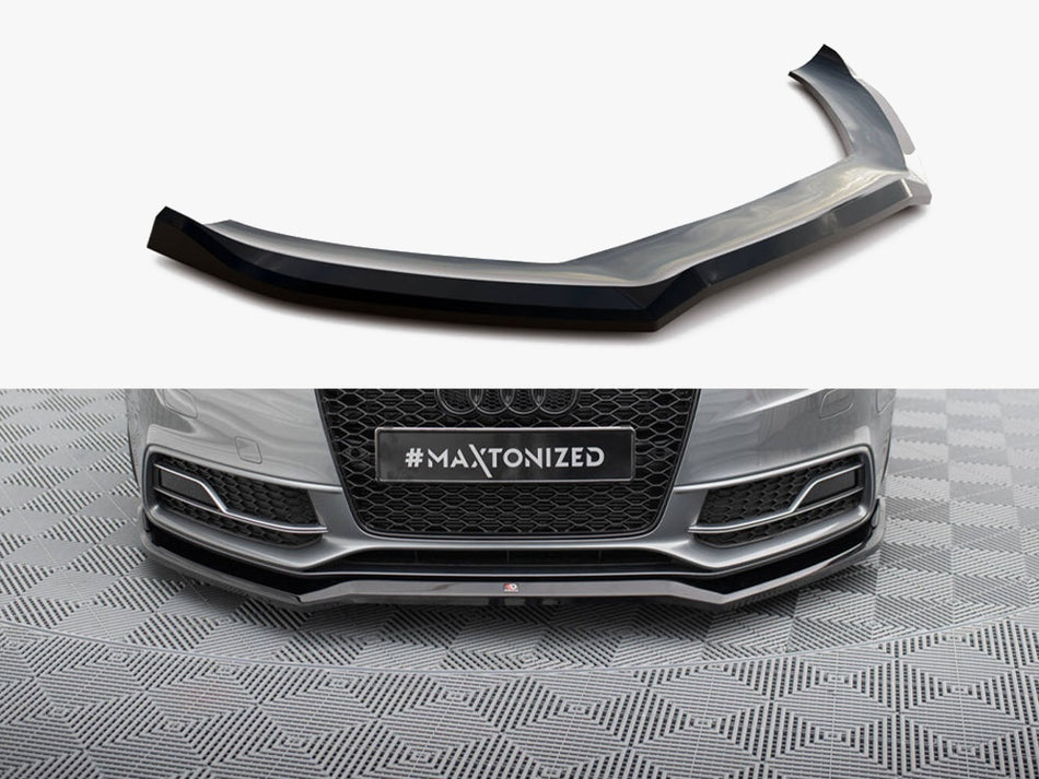 Maxton Design Front Splitter V.4 Audi S5 / A5 S-Line Coupe / Sportback 8T Facelift - AU-S5-1F-FD2G - Image 1