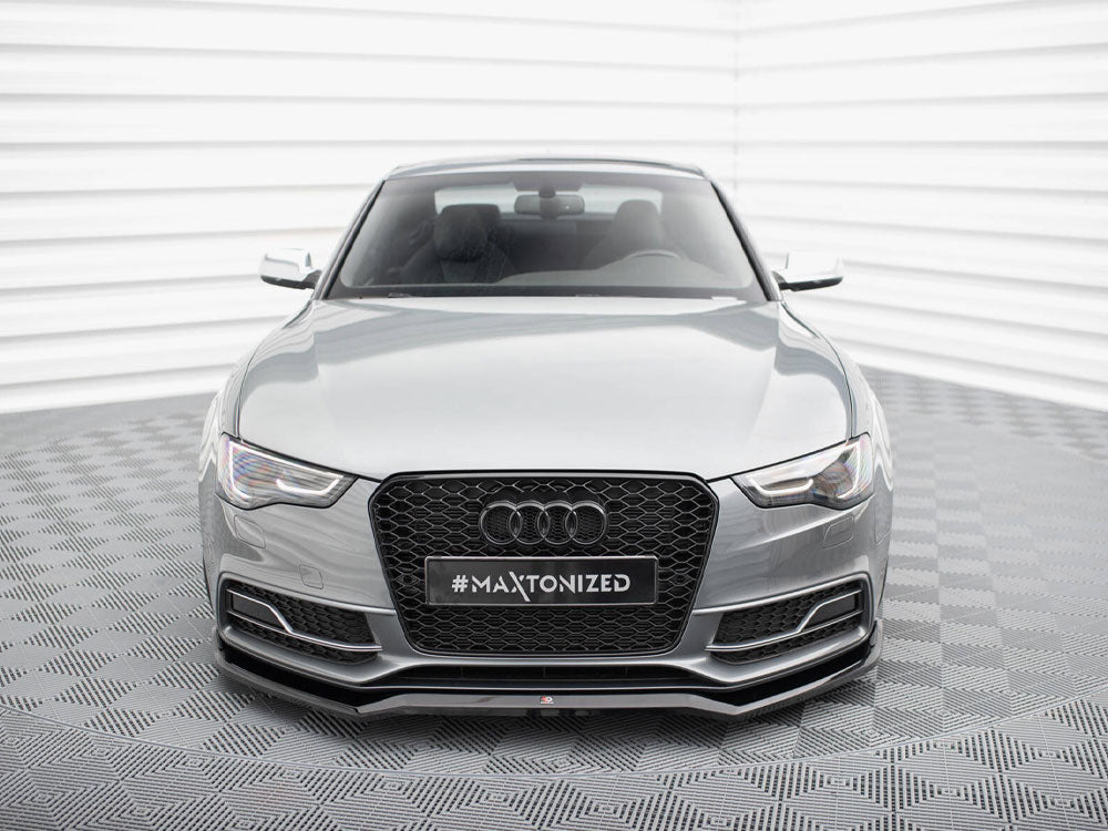 Maxton Design Front Splitter V.4 Audi S5 / A5 S-Line Coupe / Sportback 8T Facelift - AU-S5-1F-FD2G - Image 3