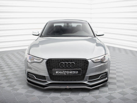 Maxton Design Front Splitter V.4 Audi S5 / A5 S-Line Coupe / Sportback 8T Facelift - AU-S5-1F-FD2G - Image 3