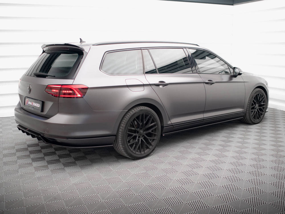 Maxton Design Rear Splitter (Vertical Bars) Volkswagen Passat R-Line B8 - VW-PA-B8-RLINE-RSD2G+RD1G - Image 3