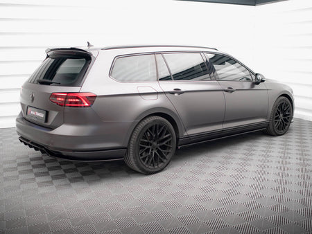 Maxton Design Rear Splitter (Vertical Bars) Volkswagen Passat R-Line B8 - VW-PA-B8-RLINE-RSD2G+RD1G - Image 3