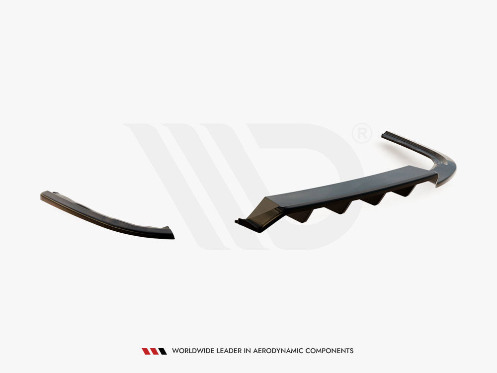 Maxton Design Rear Splitter (Vertical Bars) Volkswagen Passat R-Line B8 - VW-PA-B8-RLINE-RSD2G+RD1G - Image 7