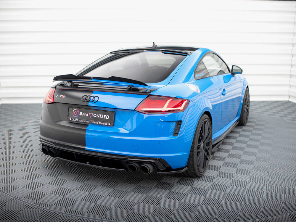 Maxton Design Central Rear Splitter Audi TT S 8S Facelift - AU-TT-3-S-RD1G - Image 2