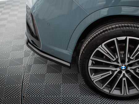 Maxton Design Central Rear Splitter (Vertical Bars) BMW X1 M-Pack U11 - BM-X1-U11-MPACK-RD1G+RD2G - Image 5