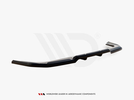 Maxton Design Central Rear Splitter (Vertical Bars) BMW X1 M-Pack U11 - BM-X1-U11-MPACK-RD1G+RD2G - Image 7