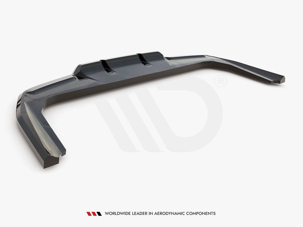 Maxton Design Central Rear Splitter (Vertical Bars) BMW X1 M-Pack U11 - BM-X1-U11-MPACK-RD1G+RD2G - Image 8
