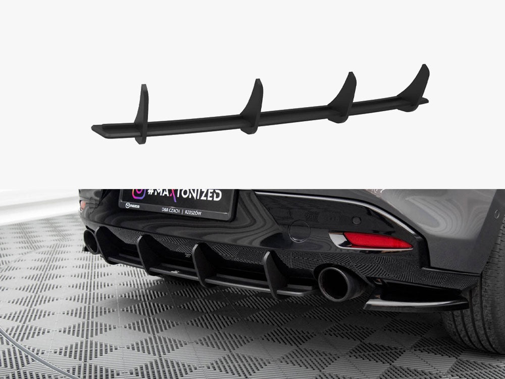 Maxton Design Street PRO Rear Diffuser Mazda 3 Mk4 - MA34CNC-RS1B - Image 1