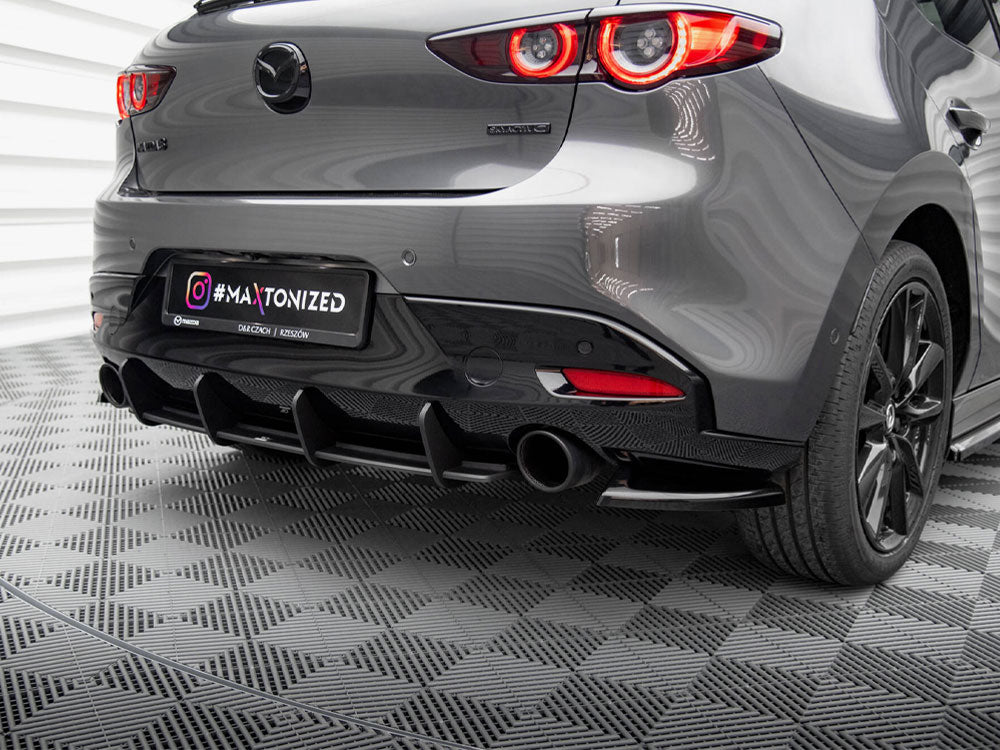 Maxton Design Street PRO Rear Diffuser Mazda 3 Mk4 - MA34CNC-RS1B - Image 3