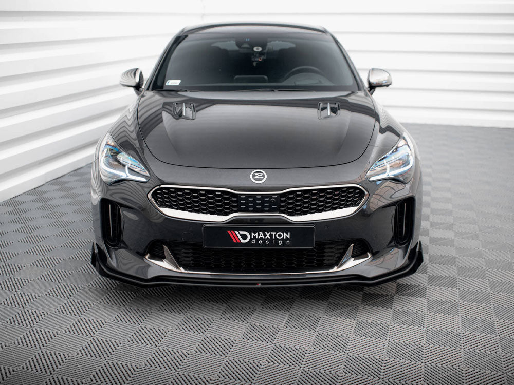 Maxton Design Street PRO Front Splitter + Flaps Kia Stinger GT / GT-Line / Standard Mk1 - KIST1GTLINECNC-FD1B+FSF1G - Image 3