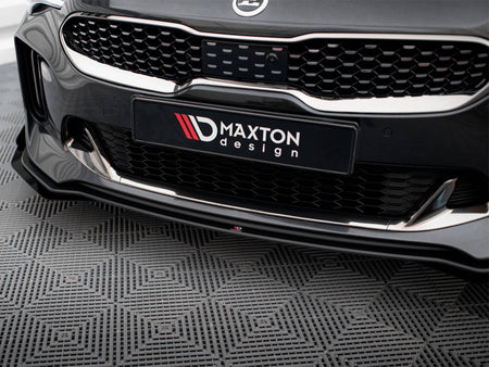 Maxton Design Street PRO Front Splitter + Flaps Kia Stinger GT / GT-Line / Standard Mk1 - KIST1GTLINECNC-FD1B+FSF1G - Image 4