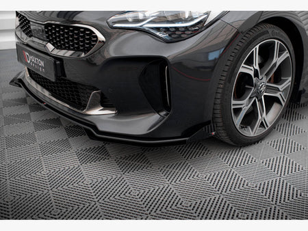 Maxton Design Street PRO Front Splitter + Flaps Kia Stinger GT / GT-Line / Standard Mk1 - KIST1GTLINECNC-FD1B+FSF1G - Image 5