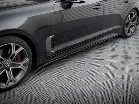 Maxton Design Street PRO Side Skirts Diffusers Kia Stinger GT / GT-Line / Standard Mk1 - KIST1GTLINECNC-SD1B - Image 3