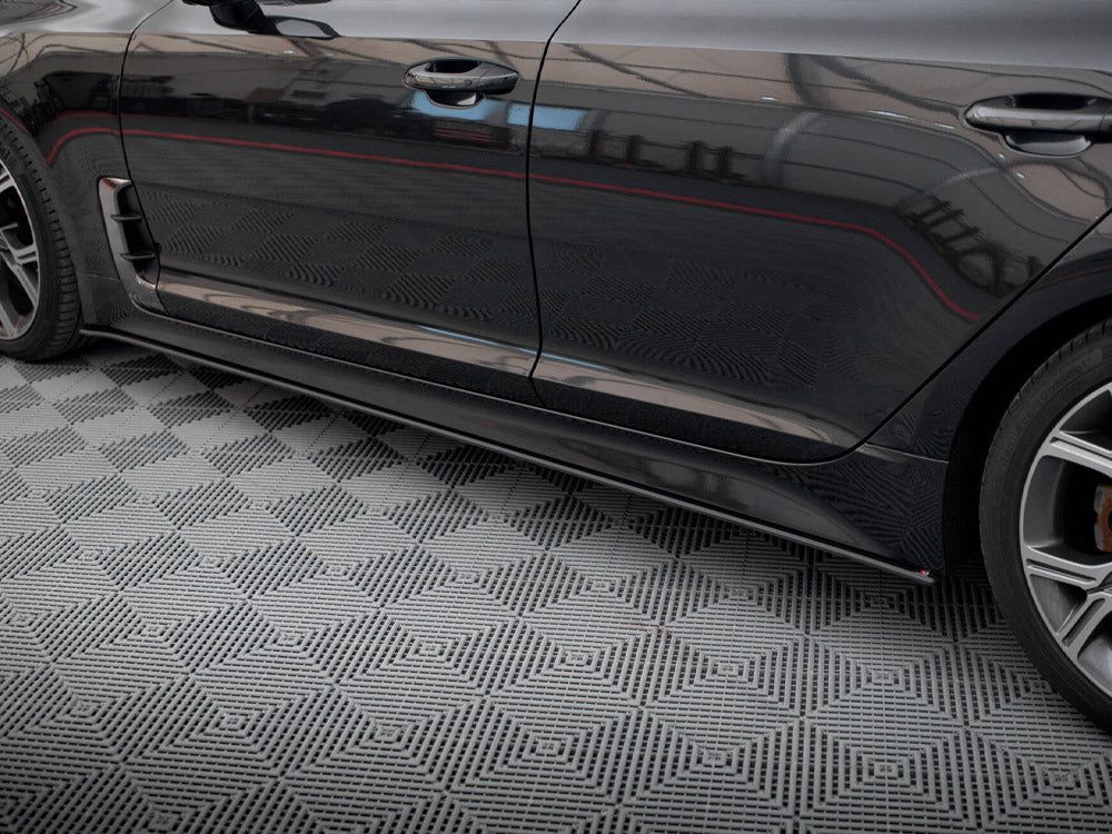 Maxton Design Street PRO Side Skirts Diffusers Kia Stinger GT / GT-Line / Standard Mk1 - KIST1GTLINECNC-SD1B - Image 4