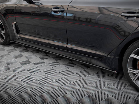 Maxton Design Street PRO Side Skirts Diffusers Kia Stinger GT / GT-Line / Standard Mk1 - KIST1GTLINECNC-SD1B - Image 4