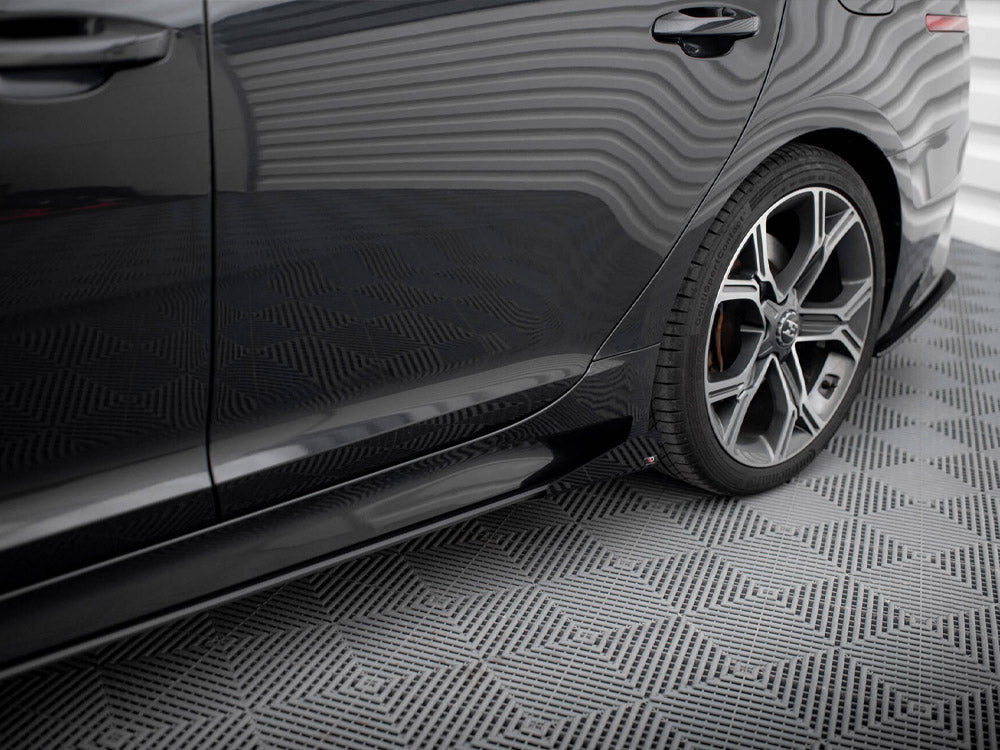 Maxton Design Street PRO Side Skirts Diffusers + Flaps Kia Stinger GT / GT-Line / Standard Mk1 - KIST1GTLINECNC-SD1B+SF1G - Image 5