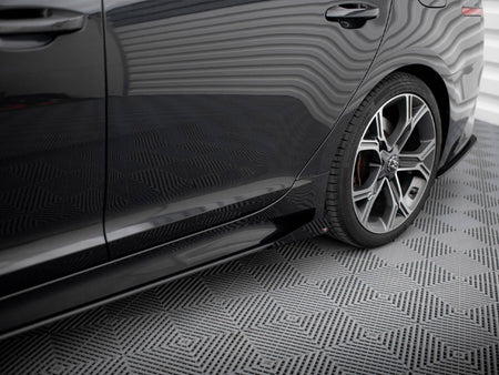 Maxton Design Street PRO Side Skirts Diffusers + Flaps Kia Stinger GT / GT-Line / Standard Mk1 - KIST1GTLINECNC-SD1B+SF1G - Image 5