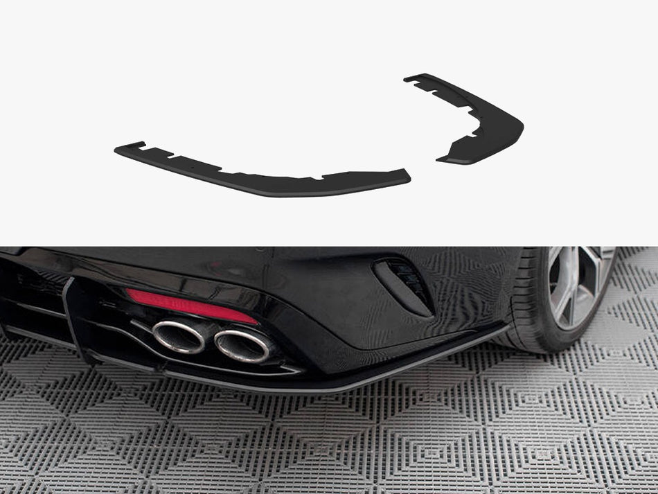 Maxton Design Street Pro Rear Side Splitters Kia Stinger GT / GT-Line Mk1 - KIST1GTLINECNC-RSD1B - Image 1