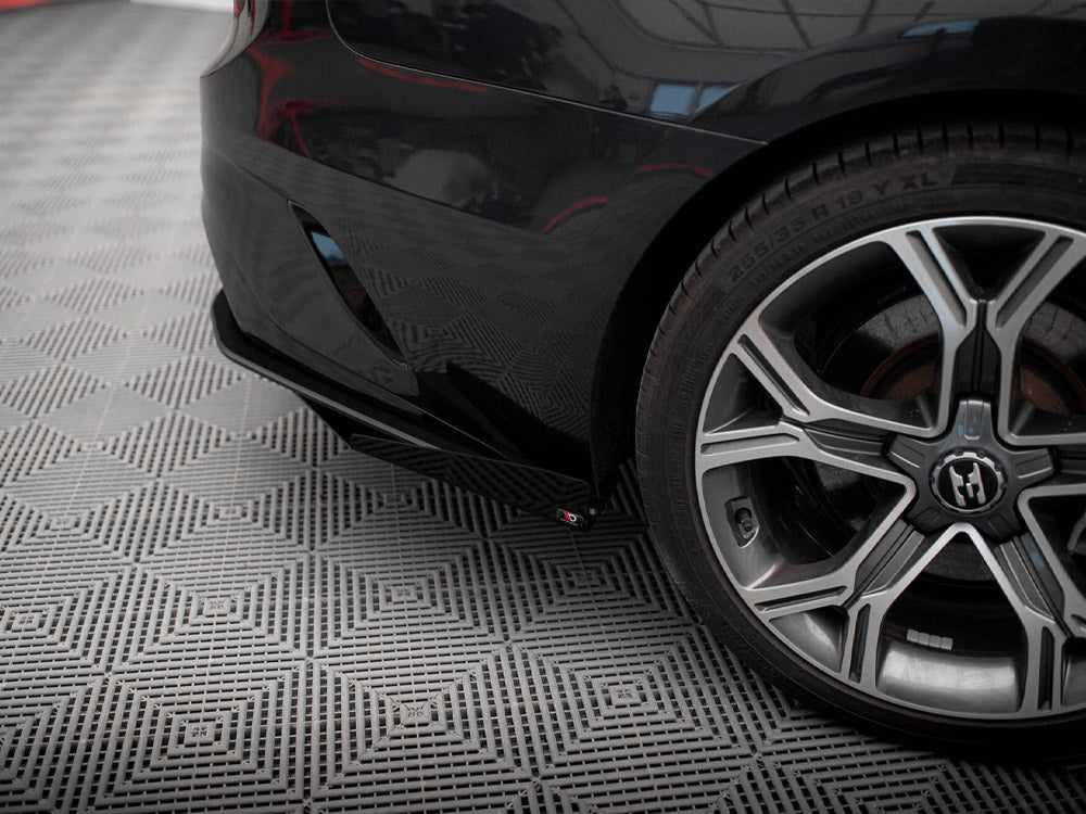 Maxton Design Street Pro Rear Side Splitters + Flaps Kia Stinger GT / GT-Line Mk1 - KIST1GTLINECNC-RSD1B+RSF1G - Image 4
