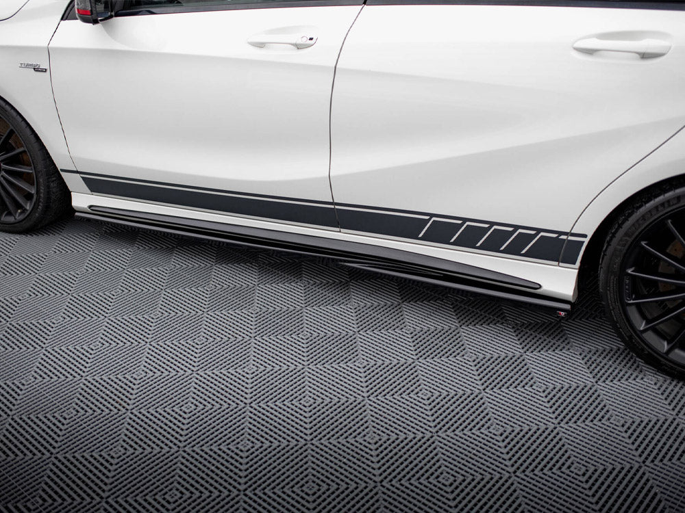 Maxton Design Side Skirts Diffusers Mercedes-Benz A45 AMG W176 - ME-A45-W176-SD1G - Image 4