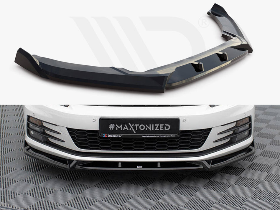 MAXTON DESIGN Front Splitter V.2 Volkswagen Scirocco Mk3 Facelift